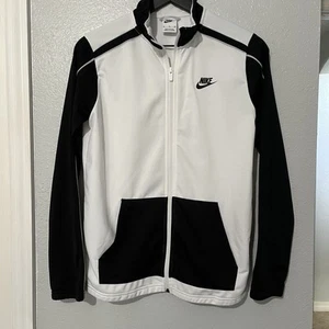 Chaqueta deportiva Nike Sportswear Futura para niños - talla XL blanca y negra - Imagen 1 de 7