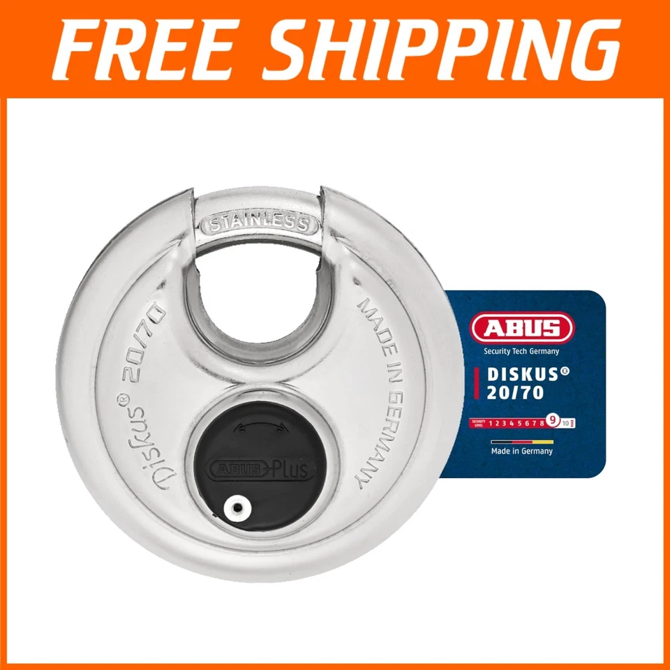 Heavy Duty 70mm Stainless Steel Padlock - Ultimate Protection, Keyed Different - Image 1 of 4