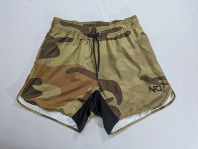 NFQ Never F***ing Quit Ejército Camuflaje Sin Forro Atlético Gimnasio Pantalones Cortos Para Hombres M 6" Entrepierna  Foto 1 de 4