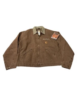 NWT Deadstock Vintage 2003 Carhartt J97 CHT Detroit Jacket sz. 3XL Blanket Lined - Picture 1 of 6