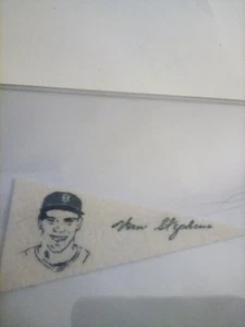 1950 American Nut Chocolate Baseball Pennant VERN STEPHENS BOSTON RED SOX - Picture 1 of 2