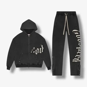 Godspeed OG Logo Sweatsuit V2 'Black Washed' - Picture 1 of 7