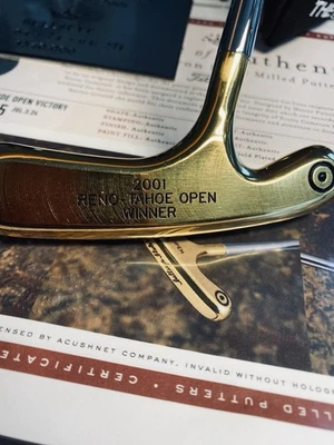 Scotty Cameron Gold Plated Victory Winner John Cook  2001 Bullseye - Image 1 of 4
