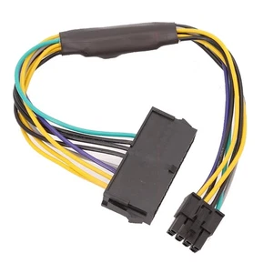 24 Pin to 8 Pin ATX Power Adapter Cable for DELL Optiplex 3020 7020 - Afbeelding 1 van 8