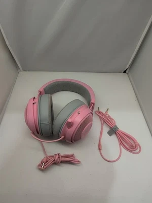Razer Kraken Quartz Edition Wired Stereo Gaming Headset Quartz Pink Tested  - Image 1 of 4