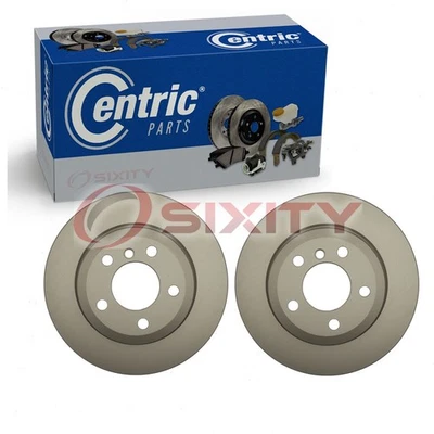 2 pc Centric GCX Rear Disc Brake Rotors for 2010-2019 BMW X6 Braking Tire ru - Image 1 of 4