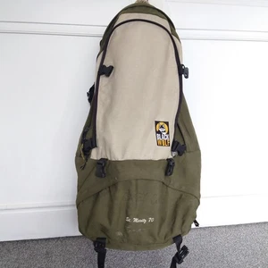 Mochila de Senderismo BlackWolf St. Monty 70L + Cubierta de Lluvia - Paquete de Trek de Lona Oliva - Imagen 1 de 15