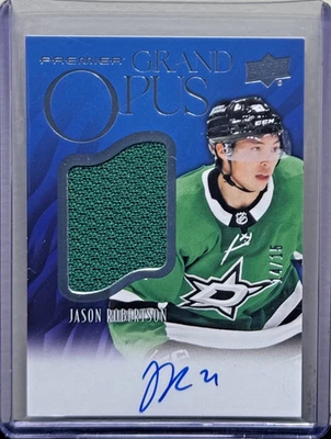 2024-25 Upper Deck Premier Jason Robertson Grand Opus Jersey Auto #/15 - Image 1 of 2