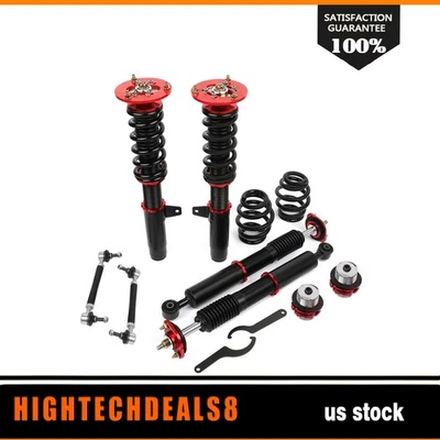 Molas de suspensão Coilovers para BMW E46 320i 325i 2001-2005 altura ajustável apoios de suspensão - Imagem 1 de 4