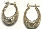 Sterling Silver 925 Hoop Earrings GE23