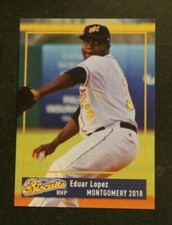 2018 Grandstand, Montgomery Biscuits - EDUAR LOPEZ - Dominican Republic