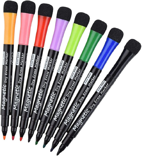  ASTIBE Dry Erase Markers Chisel Tip 60 Pack + 2 Erasers, 3  Assorted Colors, Low-Odor Whiteboard Markers Bulk, Office Supplies : Office  Products