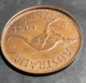 1951M ERROR PENNY BETTER GRADE WITH LUSTRE AND NICE HIGH LIP - Picture 1 of 3