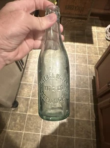 Mineral Water Mfg. Co. Embossed Soda Bottle Defiance Ohio OH - Picture 1 of 12