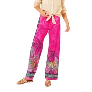 LILLY PULITZER Bal Harbour Palazzo Pantalone Donna Taglia XXS, Nuovo con etichette $128 - Foto 1 di 6