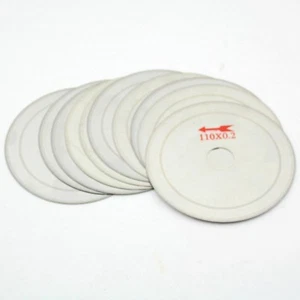 10Pcs 4.5" inch Super-Thin Arbor 20 mm Rim 0.25 mm Diamond Lapidary Saw Blade - Picture 1 of 6