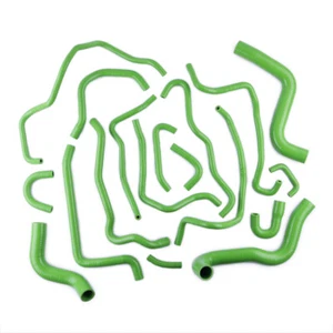 Green Silicone Heater Radiator Hose Kit For Mazda RX8 RX-8 SE3P 13B-MSP 1.3L - Picture 1 of 8