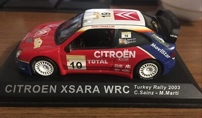 1/43 Altaya - Citroen XSARA WRC - Sainz - Marti - Turkey Rally 2003 - Imagen 1 de 4