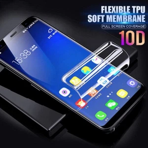 10D For Samsung S23 S22 S21 FE A53 Note 20 Hydrogel Full Screen Protector Film - Picture 1 of 23