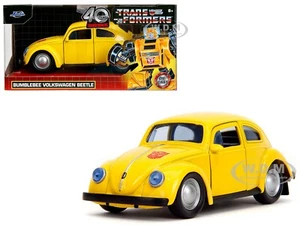 VOLKSWAGEN BEETLE "BUMBLEBEE" YELLOW "TRANSFORMERS" 1/32 DIECAST BY JADA 35595 - Picture 1 of 8