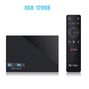 H96 Max RK3566 Android 11.0 Smart TV Box 8G 128G Dual Wifi 4K H.265 Media player - Picture 1 of 17