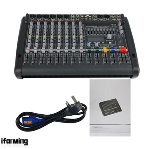 PM600-3 Audio Power Mixer Mixing Console+Power Amp for Dynacord DJ Stage - Picture 1 of 9