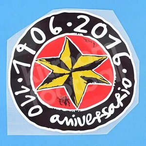 2016-17 Celta de Vigo Sponsor Patch Estrella galicia 110 Aniversario Repro - Imagen 1 de 2