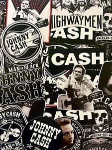 Johnny Cash Sticker Pack - Picture 1 of 5