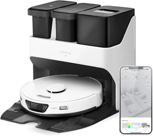Robot aspirador Roborock S7 Max Ultra con robot limpiaparabrisas 5500Pa Anti-Tangle blanco-NUEVO - Imagen 1 de 10