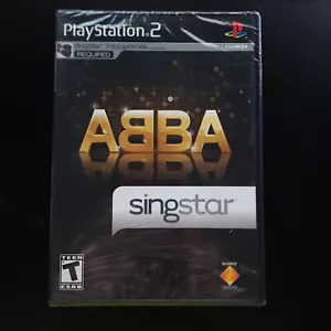 SingStar ABBA PlayStation 2 New Sealed, Y-Fold, Good Shape, NTSC - Picture 1 of 10