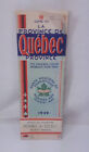 1939 QUEBEC PROVINCE HIGHWAY & TOURIST MAP TO CROWN YOUR WORLD'S FAIR TRIP