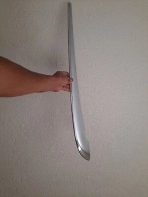 1995 1996 1997 JAGUAR XJ6 VANDEN PLAS LEFT REAR BUMPER CHROME MOLDING TRIM - Image 1 of 4