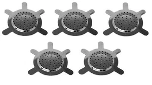 SALE NEW 5 Metal Charcoal Screen for Shisha Ceramic Bowl Hookah narguile pipe - Picture 1 of 2