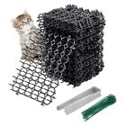 1X(12Pcs  Mat with Spikes, Animal Spikes Repellent,Garden Prickle5303