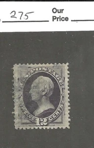 # 151, 12 cent dull violet, 1870, National Bank, XF, cv $275 - Picture 1 of 2