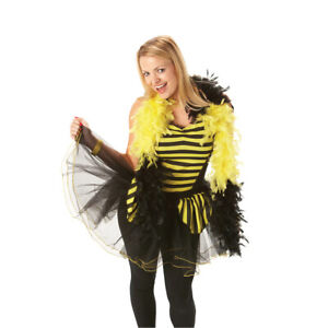 BUMBLE BEE BUNDLE - Vest top AND Tutu - Adult Fancy Dress Costume - be the buzz!