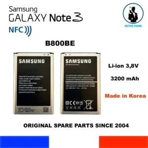 ORIGINAL BATTERY SAMSUNG GALAXY NOTE 3 B800BE 3200mAh SM-N900 SM-N9005 SM-N900W8 - Photo 1 sur 6