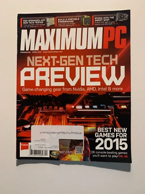 740 MAXIMUM PC Magazine April 2015 Used in like new condition - Image 1 of 3