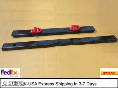 Juego de parachoques delantero y trasero con accesorio de remolque para Willys Jeep CJ2A, CJ3A, CJ3B- G503 Foto 1 de 4