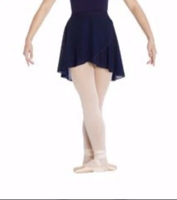 Navy Crossover  Ballet Skirt- Large 24-26” Waist - Image 1 of 4
