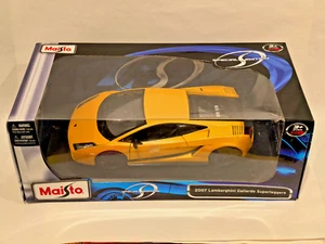 Maisto scala 1/18 2007 Lamborghini Gallardo Superleggera - Giallo, NUOVO IN SCATOLA - Foto 1 di 3