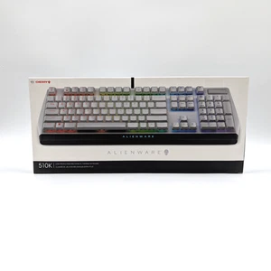 Alienware AW510K Mechanical Gaming Wired Keyboard (QWERTY) MX Cherry Lunar Light - Picture 1 of 5