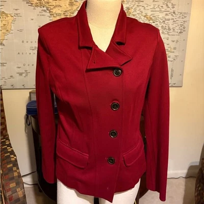 Chaqueta blazer mujer Cabi talla 10 roja. Foto 1 de 4