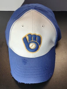 Milwaukee Brewers Hat Cap Snap Back Cooperstown Collection Adult MLB Baseball - Picture 1 of 9