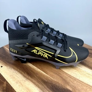 Nike Alpha Menace Elite 4 Saquon Barkley Men's 9.5 Football Cleats HF4313-001 - Picture 1 of 9