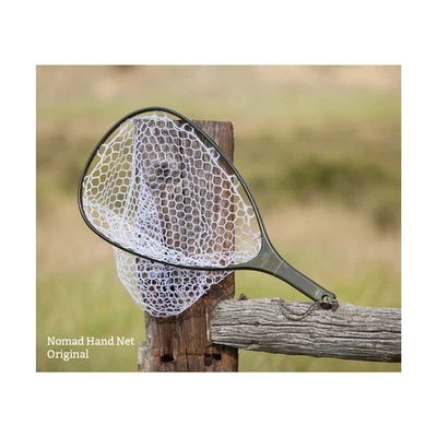 РЫБОЛОВНАЯ СЕТЬ РУЧНОЙ ПОСАДКИ FISHPOND NOMAD ОРИГИНАЛЬНАЯ ИЗ ЛЕГКОГО УГЛЕРОДНОГО ВОЛОКНА, РЕЗИНОВАЯ СУМКА - Изображение 1 из 4