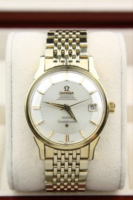 Reloj para hombre OMEGA Constellation con tapa de oro de 9 quilates - 168,005 Foto 1 de 4