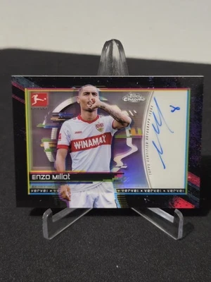 Autógrafos cromados Topps 2024-25 Bundesliga cromados Enzo Millot #VC-EM Verve Foto 1 de 2
