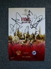 Manchester United football club 2008 Champions League Final Programme Signed x16