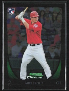 Mike Trout 2011 Bowman Chrome RC E #175 Los Angeles Angels - Picture 1 of 2